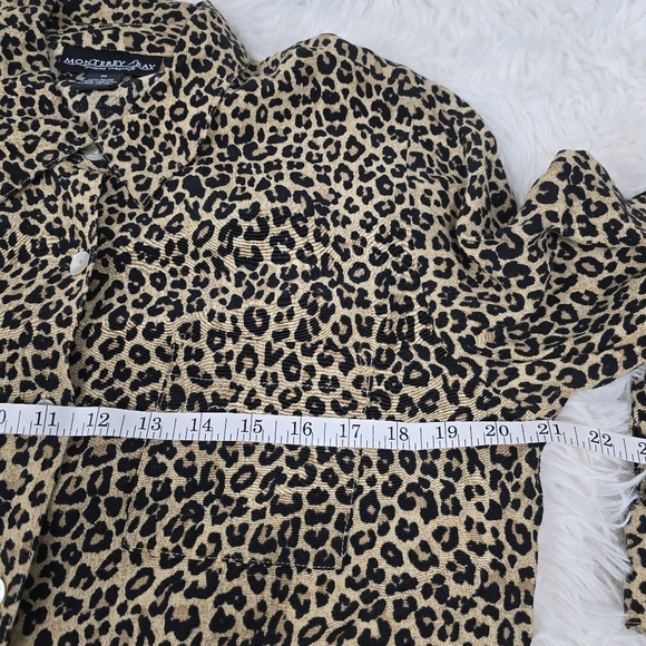 Monterey Bay Button-Down Leopard Print Shirt - Picture 3 of 11